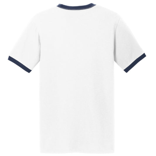 White/Navy - BACK