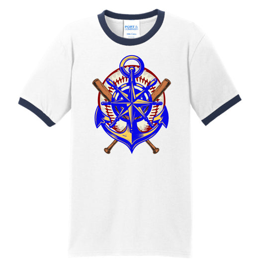 White/Navy - FRONT