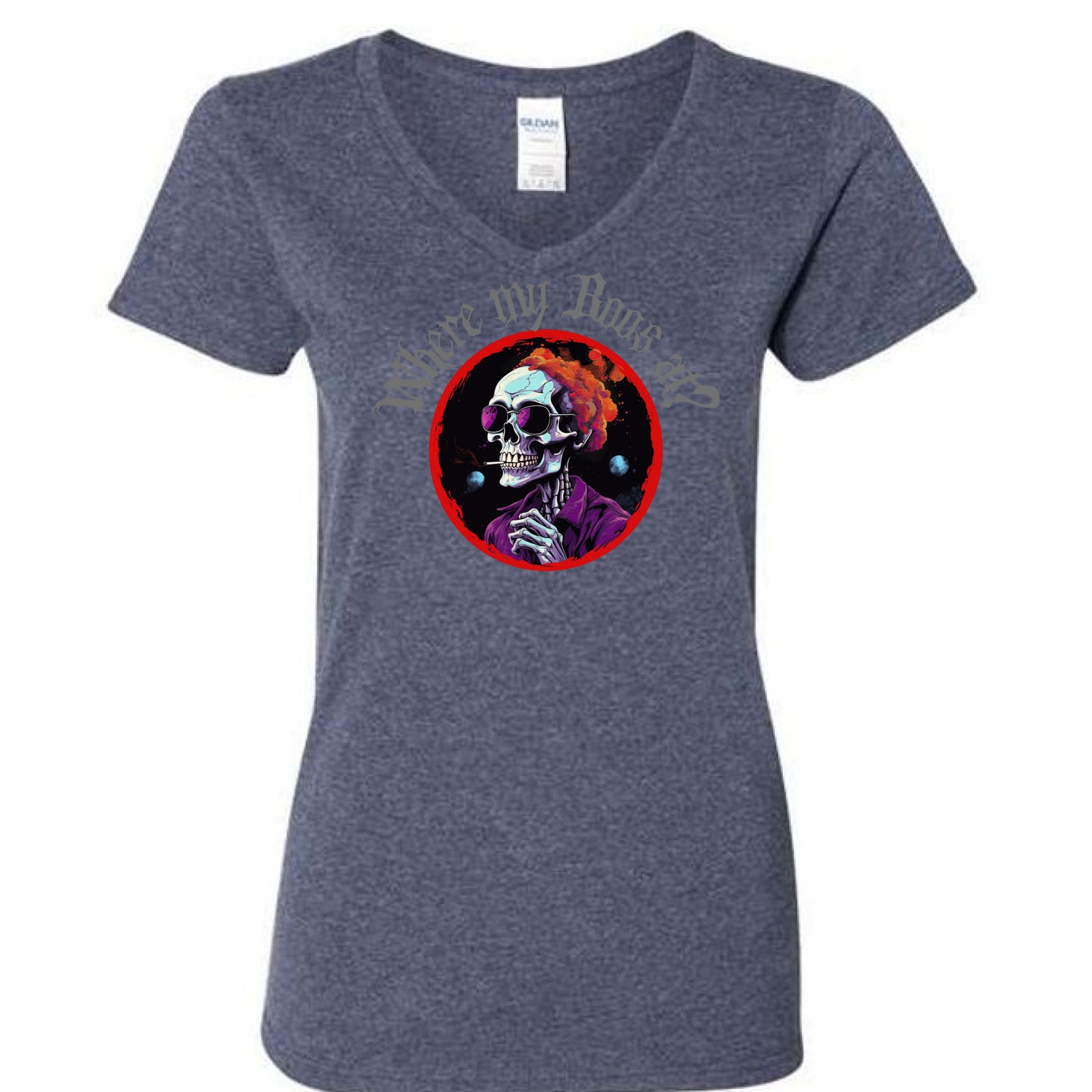 Heather Navy - FRONT